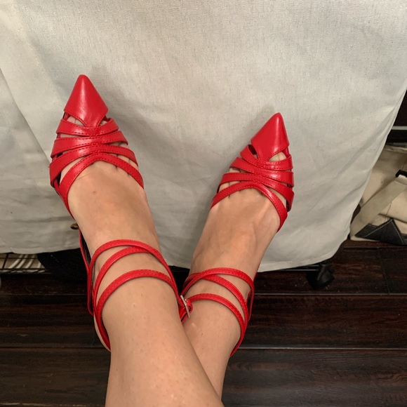 Sexy high heel shoes faux leather wedding prom date night party dance sh… - Picture 4 of 4